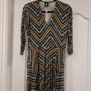 Agnes & Dora Midi Dress w/pockets